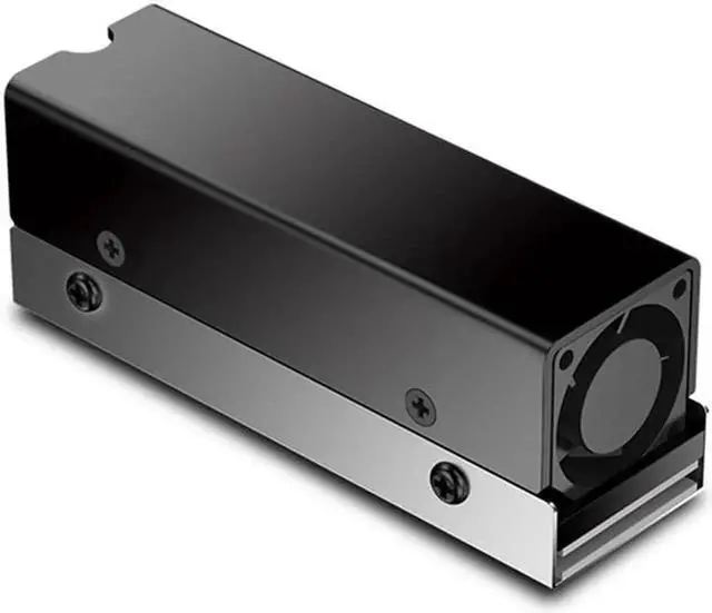 Main image of Vszerda M.2 SSD NVMe Heat Sink M2 2280 Solid State Disk Air Circulation Radiator with Fan Aluminum Heatsink Thermal Pad Cooler
