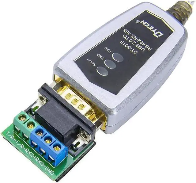 Alt view image 4 of 7 - Vszerda DTECH USB to RS422 RS485 Serial Port Converter Adapter Cable with FTDI Chip Supports Windows 10 8 7 XP Macbook - 16FT