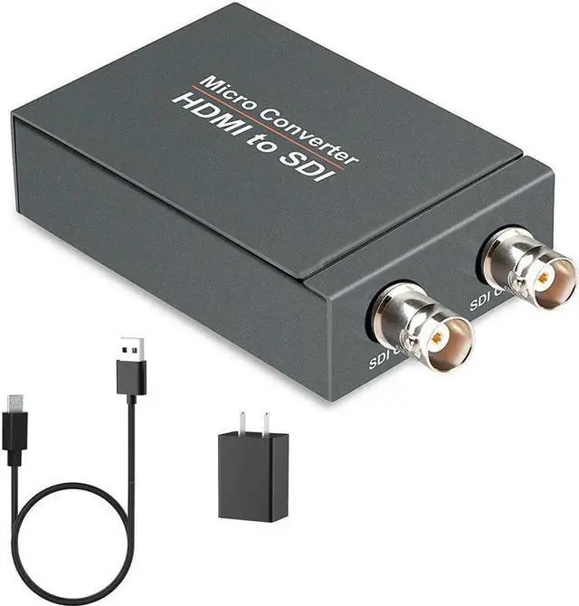 Main image of Vszerda 1080P HDMI to 3G-SDI Mini Converter, Convenient for Users with The Micro SDI and HDMI Connectors, Pocket Size and Easy to Mount, Universal USB Power Solution Design
