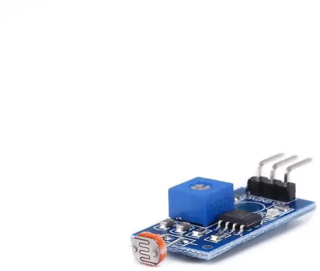 Alt view image 2 of 4 - Vszerda 5MM LDR Photosensitive Sensor Module Light Dependent Resistor Sensor Module Digital Light Detection LM393 3 pins for Arduino (10PCS)