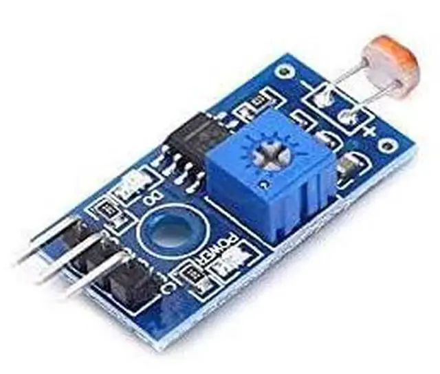 Alt view image 3 of 4 - Vszerda 5MM LDR Photosensitive Sensor Module Light Dependent Resistor Sensor Module Digital Light Detection LM393 3 pins for Arduino (10PCS)