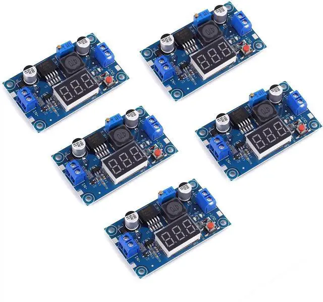 Main image of Vszerda LM2596S LM2596 with LED Display Voltmeter Buck Converter DC-DC 4.0-40V to 1.25-37V 2A Voltage Adjustable Board Step Down Module Power Supply Module (5pcs)