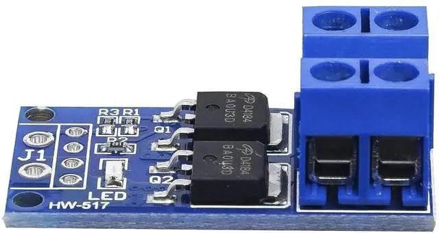Alt view image 4 of 6 - Vszerda DC 5V-36V 15A Max 30A 400W Dual High-Power MOSFET Trigger Switch Drive Module 0-20KHz PWM Adjustment Electronic Switch Control Board DC Motor Speed Controller for Arduino 10pcs