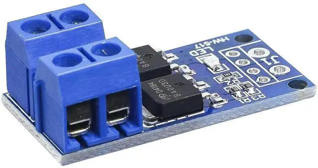 Alt view image 5 of 6 - Vszerda DC 5V-36V 15A Max 30A 400W Dual High-Power MOSFET Trigger Switch Drive Module 0-20KHz PWM Adjustment Electronic Switch Control Board DC Motor Speed Controller for Arduino 10pcs