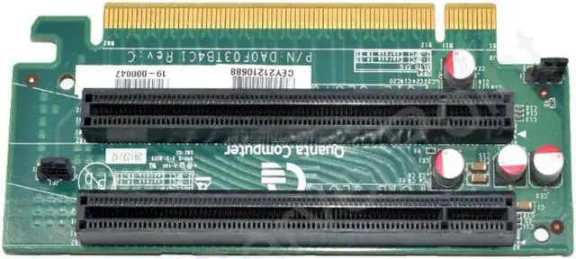 Alt view image 2 of 2 - Vszerda DA0F03TB4C1 Dual slot pice PCI-E X16 extension card 2U PCI-E video card graphics video card for E5 Two-way server