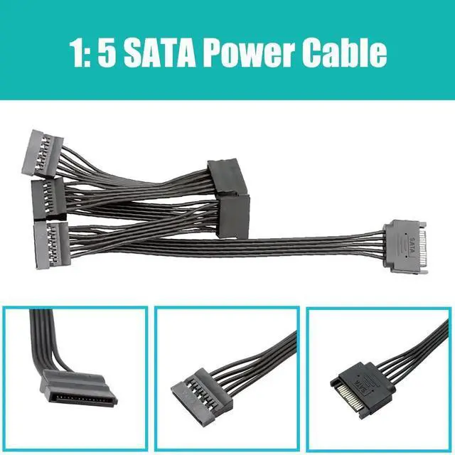 Alt view image 5 of 7 - Vszerda SA3026-C 6-Port PCIe X4 SATA Expansion Card with SATA and Power Cables, Compatible with Windows,Linux,Mac OS,NAS
