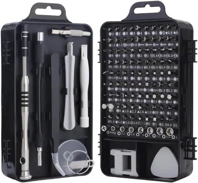 Main image of Vszerda Screwdriver Set, 110 in 1 Precision Screwdriver Repair Tool Kit Magnetic Driver Kit Professional Repair Tool Kit for iPhone X, 8, 7 / Cellphone/Computer/Tablet/PC/electronic etc