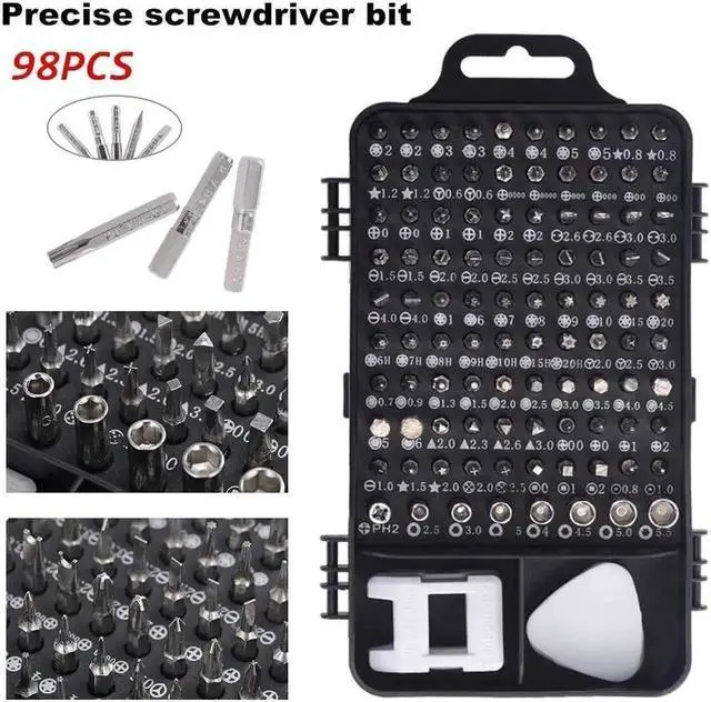 Alt view image 3 of 5 - Vszerda Screwdriver Set, 110 in 1 Precision Screwdriver Repair Tool Kit Magnetic Driver Kit Professional Repair Tool Kit for iPhone X, 8, 7 / Cellphone/Computer/Tablet/PC/electronic etc