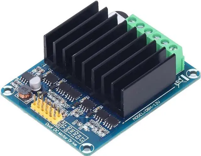Main image of Vszerda Motor Driver Module DC 5?15V 30A Dual Channel H Bridge Motor Drive Module Smart Car Driver Board for Intelligent Automobile Motor