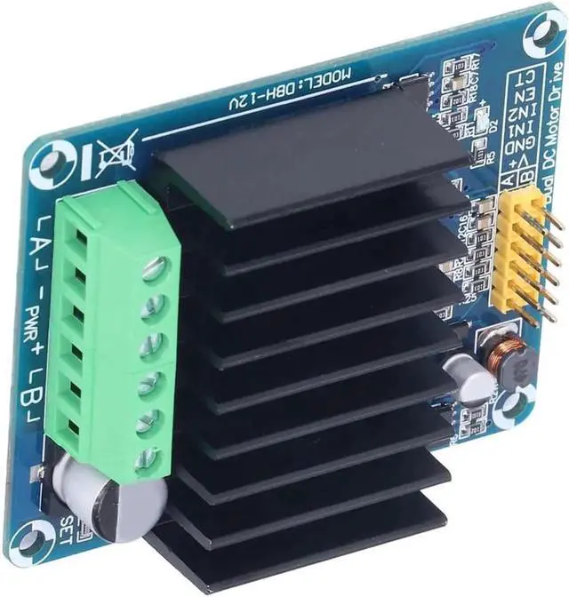 Alt view image 5 of 7 - Vszerda Motor Driver Module DC 5?15V 30A Dual Channel H Bridge Motor Drive Module Smart Car Driver Board for Intelligent Automobile Motor