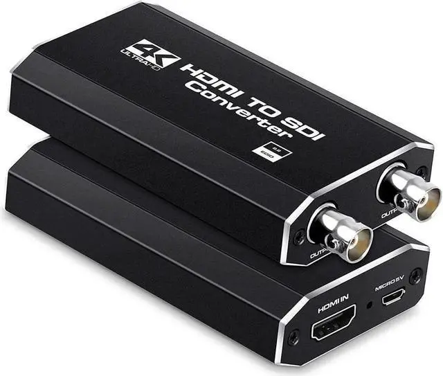 Main image of Vszerda 4K@60Hz HDMI to Two 1080@60Hz SDI Converter,HDMI to SDI Adapter 4K HDMI in to Two SDI Output SD-SDI HD-SDI 3G-SDI Video Converter Adapter for SDI Monitor HDTV