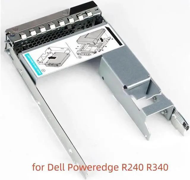 Alt view image 2 of 3 - Vszerda 2.5" to 3.5" HDD Adapter + 3.5" tray Caddy for Poweredge R240 R340