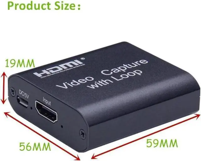 Alt view image 4 of 5 - Vszerda Capture Video New Coming Video card HD video capture card For PS4 Game DVD HD Camera Recording Live Streaming Loop Out