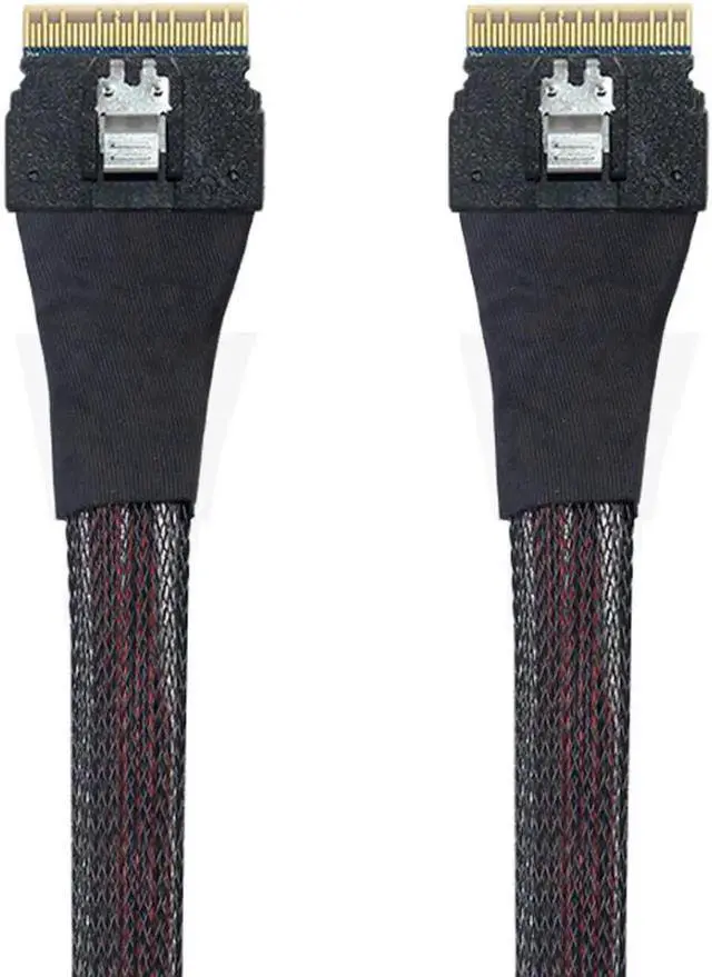 Main image of Vszerda SFF-8654 8i 74pin Host Male to SFF-8654 74Pin Male PCI-E Slimline SAS 4.0 Target Cable 50cm