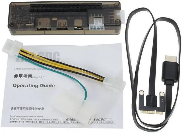 Alt view image 2 of 5 - Vszerda Mini PCI-E Version V8.0 EXP GDC Laptop External Independent Video Card Dock Express Card