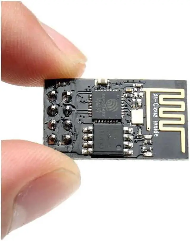 Alt view image 5 of 6 - Vszerda 10Pcs Upgraded Version 1M Flash ESP-01 WIFI Transceiver Wireless Module
