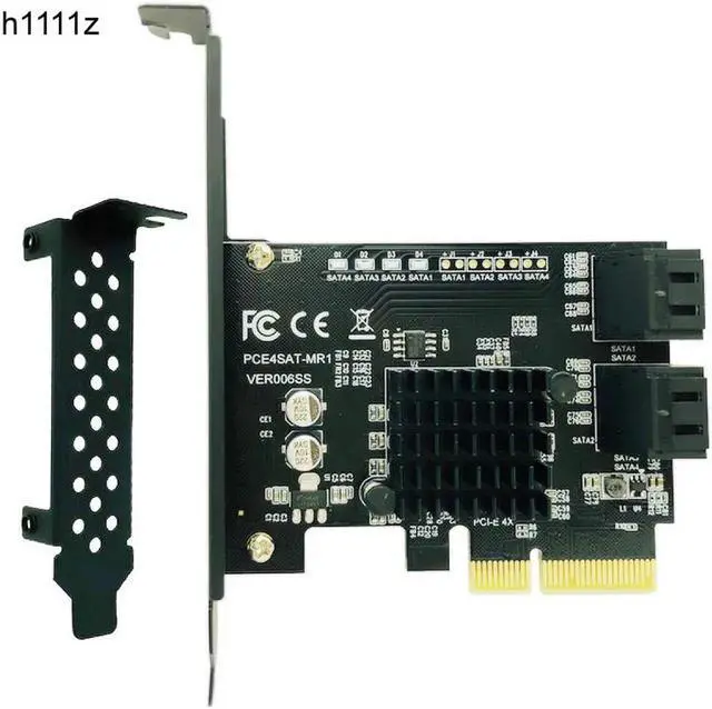 Main image of Vszerda Marvell 88SE9230 SATA PCI Express 4 Ports Expansion Card SATA Controller PCI-E Raid Card PCI E to SATA3.0 Adapter Converter Card