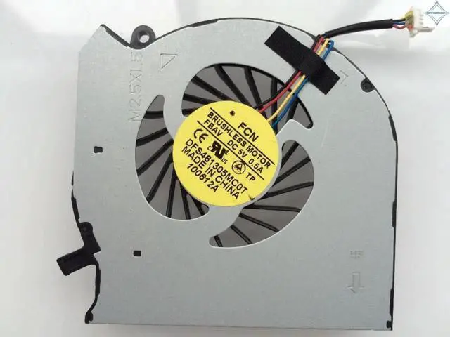 Alt view image 3 of 3 - Vszerda OEM For HP Pavilion DV6 DV7 DV6-7000 DV6 DV7-7000 FORCECON DFS481305MC0T FBAV MF75090V1-C100-S9A laptop cpu fan
