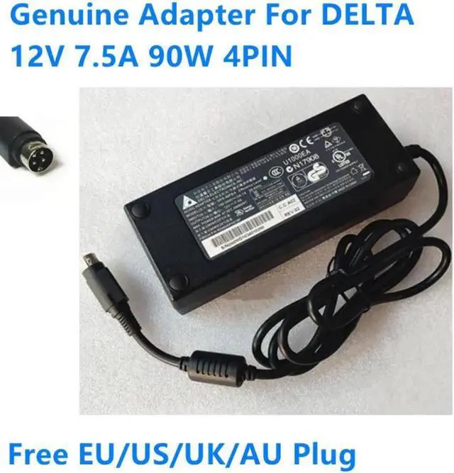 Main image of Vszerda DELTA 12V 7.5A 4PIN 90W DPS-90FB A Power Supply AC Adapter Charger