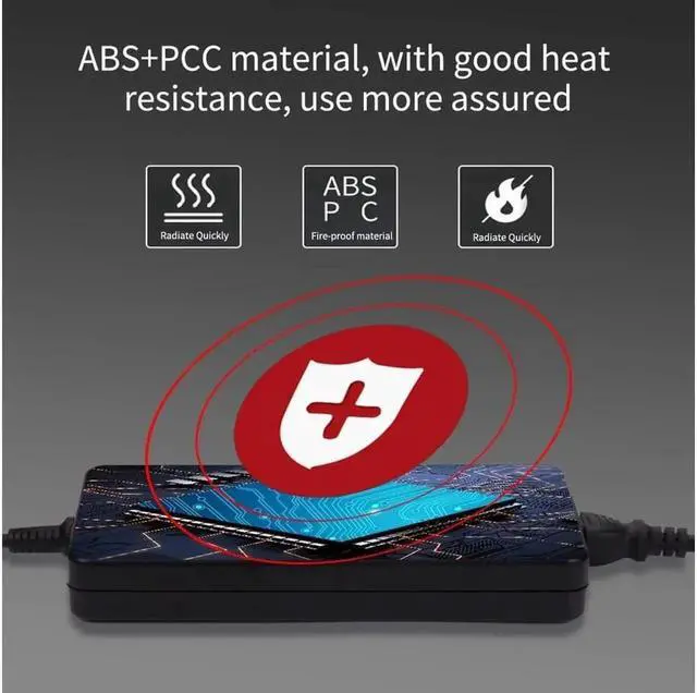 Alt view image 3 of 5 - Vszerda New 240W 19.5V 12.3A AC Charger Fit for Dell Alienware M17X M18X X51 13 15 17 R2 R3 R4 R5 Precision M6400 M6500 M6600 M6700 M6800 7710 7720 7730 Area-51m PA-9E GA240PE1-00 Power Supply Cord