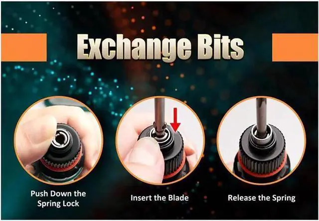 Alt view image 6 of 7 - Vszerda UPT-32015D Variable-frequency Electric Screwdriver(0.4-1.5N.m) Electrician Electric Tools Power Toolkit