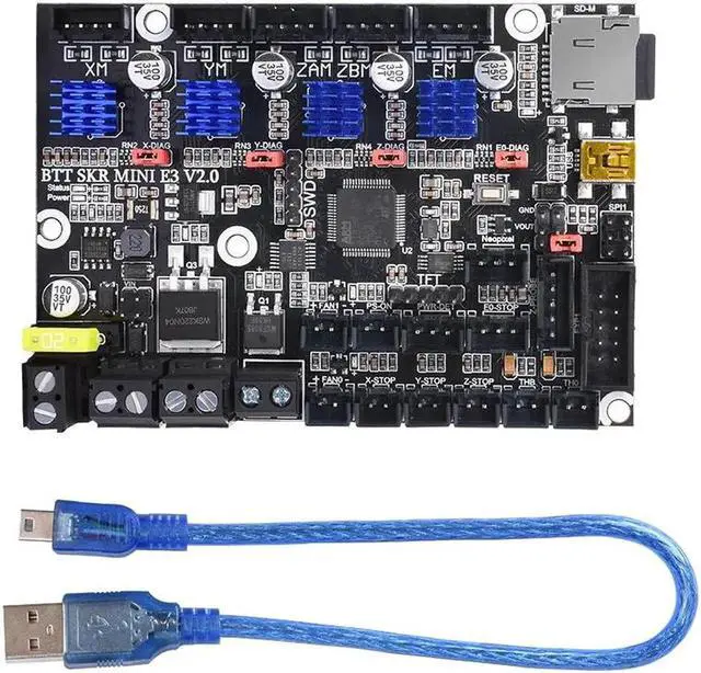 Main image of Vszerda BIGTREETECH SKR MINI E3 V2 32Bit 3D Motherboard TMC2209 3D Printer Parts For Ender 3/5 Pro Upgrade BTT SKR V1.4 Turbo SKR 2