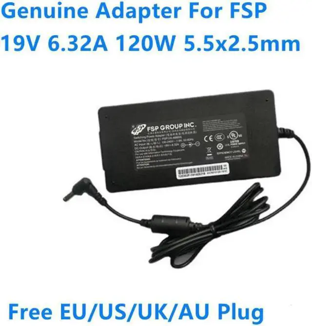 Main image of Vszerda 19V 6.32A 120W 5.5x2.5mm FSP FSP120-ABBN5 Thin AC Switching Power Adapter For Laptop Power Supply Charger