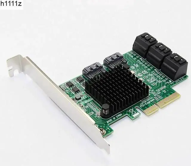 Main image of Vszerda SATA Card PCI-e PCI Express to SATA 3.0 III 3 SSD PCIe SATA 8 ports Expansion Board Card Adapter Raiser with Low Profile Bracket