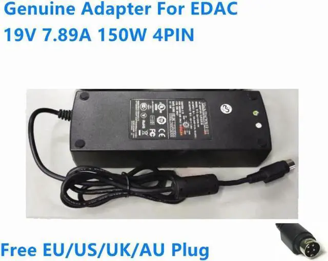 Main image of Vszerda 19V 7.89A 150W 4PIN EA11353D-190 AC Power Adapter For EDAC Laptop Power Supply Charger