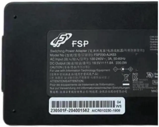 Alt view image 2 of 4 - Vszerda 230W 19.5V 11.8A 5.5x2.5mm FSP FSP230-AJAS3 Power Supply AC Adapter Charger