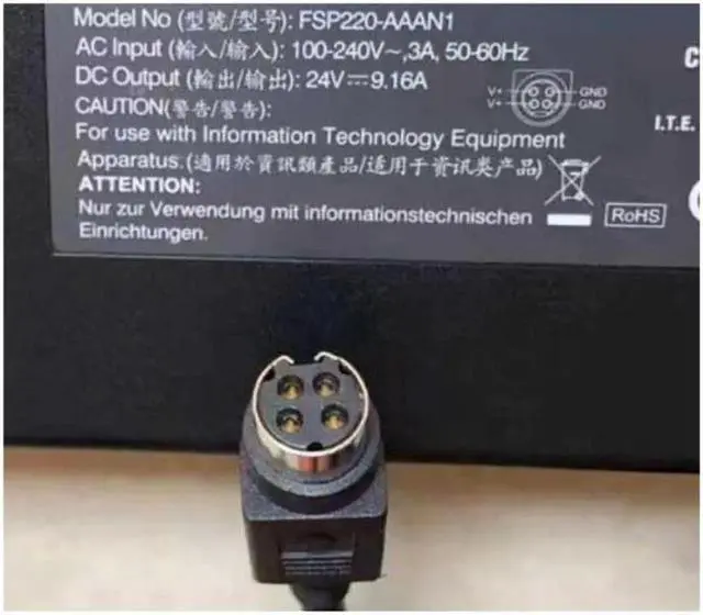 Alt view image 2 of 2 - Vszerda 24V 9.16A 220W 4holes FSP220-AAAN1 9NA2200103 AC Switching Power Adapter For FSP Power Supply Charger