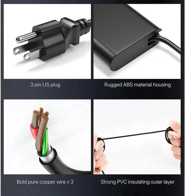 Alt view image 6 of 6 - Vszerda 150W Ac Adapter For Hp 150W Charger Zbook G3 G4 G5 G6 Fury G7 G8 Power Supply Zbook 15 Charger Tpn-Ca11 L48757-001 Tpn-Da09 L32661-001 Hp Dock G5 5Tw10Ut 5Tw10Aa Dock G2 5Tw13Aa