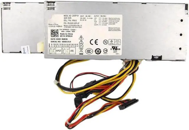 Main image of Vszerda for D-ELL-OptiPlex 580SF 760SF 780SF 960SF L235P-01 H235P-00 Power Supply 235W Psu