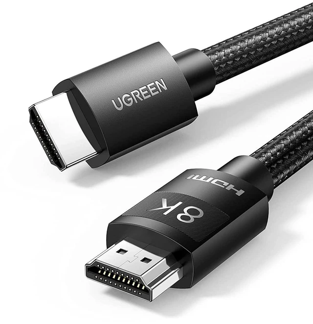 Main image of Vszerda HDMI 2.1 Cable 8K 48Gbps 15FT Ultra High Speed 8K HDMI Braided Cord 4K@120Hz 8K@60Hz Support Dynamic HDR eARC Dolby Atmos HDCP Compatible with PS5 PS4 Xbox Roku TV HDTV Blu-ray Projector