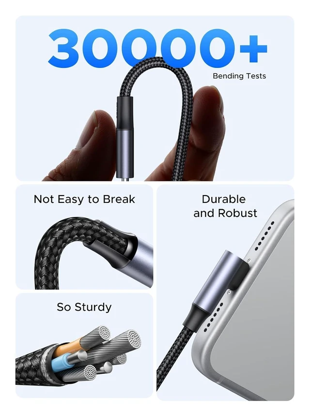 Alt view image 7 of 7 - Vszerda 240W Right Angle USB C Cable, PD 3.1 Fast Charging, 6.6ft | 90° right angle with E-Marker chip. For iPhone 17/16/Pro/Max, MacBook Pro M5, iPad, Galaxy S26/S25, Steam Deck, Switch