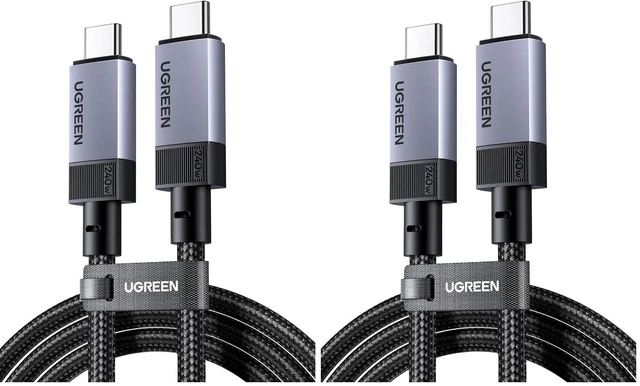 Main image of Vszerda 240W USB C Cable Gen2 10Gbps USB 3.2, 4K 60Hz Video Output Fast Charging Compatible with iPhone 17/16/15 Pro Max, NVMe SSD, Monitor, Galaxy S26/S25/S24 Ultra, MacBook Pro, 3.3FT (Pack of 2)