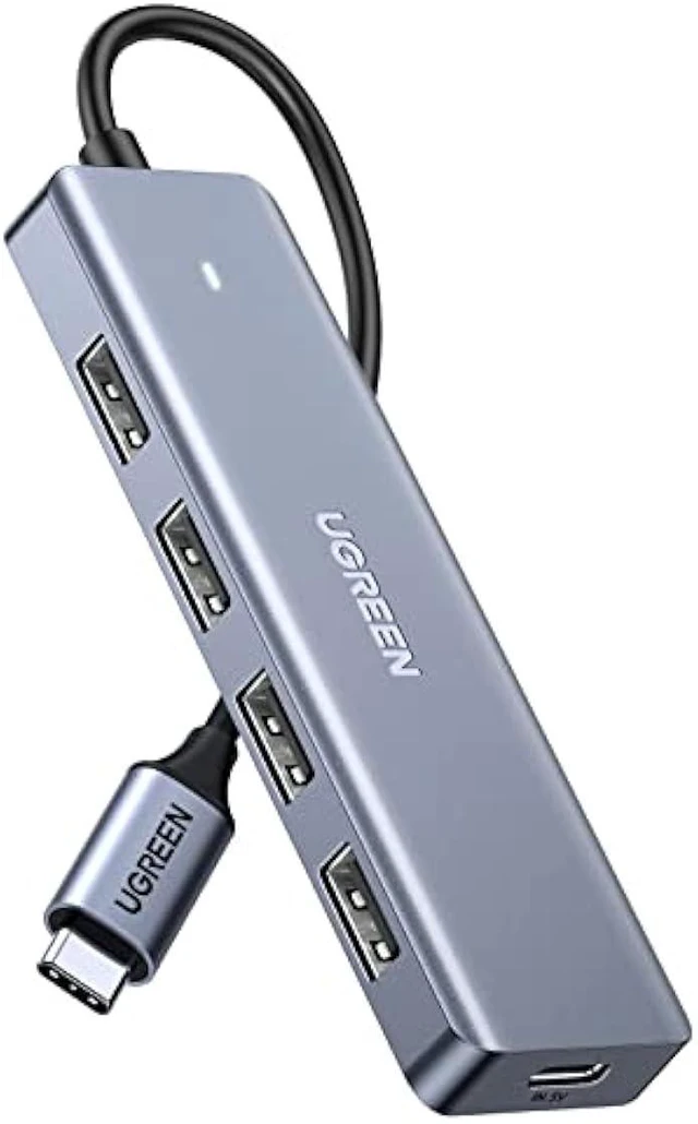 Main image of Vszerda USB C to USB A Hub with 4 USB 3.0 for Laptop, MacBook Pro/Air, Mac mini M4, iMac, iPad Pro, Chromebook, Dell XPS, Galaxy S23, and More, 0.5FT