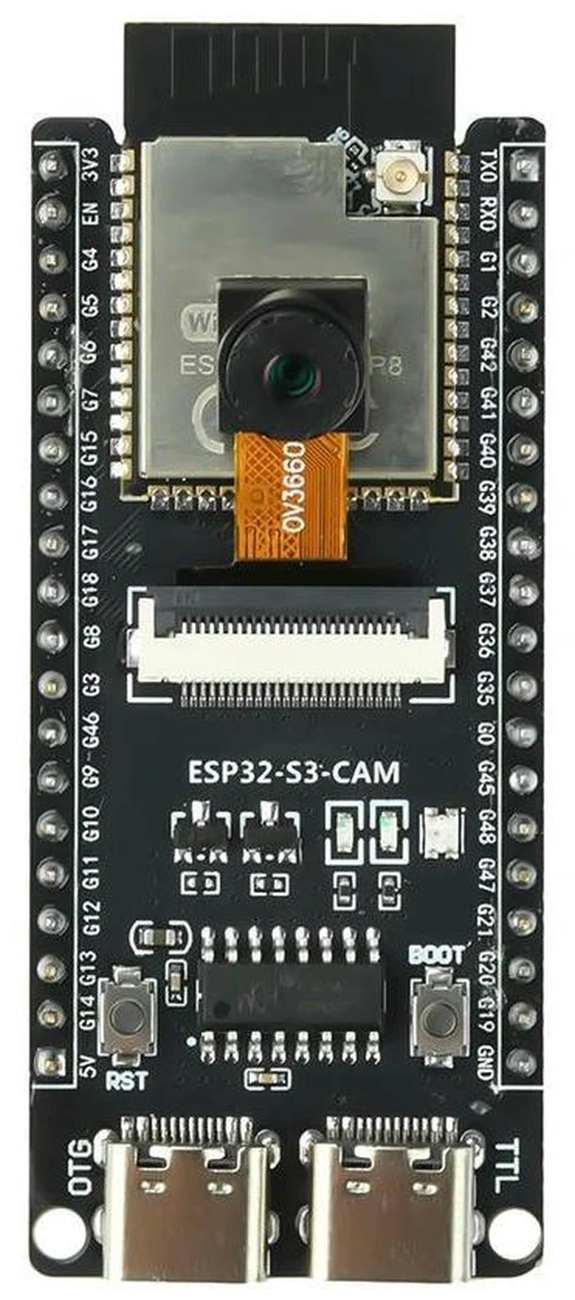 Main image of Vszerda ESP32-S3-CAM Development Board BT Core Board Onboard OV3660 Camera Module ESP32-S3-N16R8 Module CH340 Demo board Dual TypeC