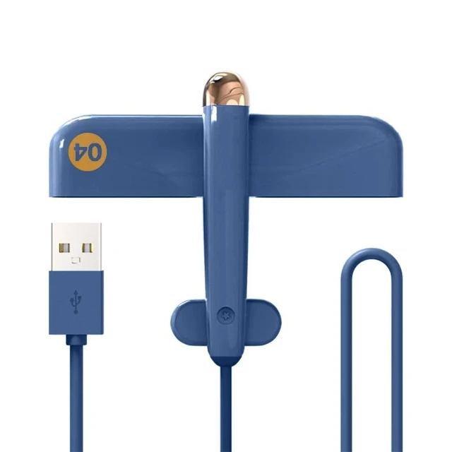 Alt view image 2 of 5 - Vszerda Cute 4 Ports USB 2.0 HUB Usb Hub 3.0 Hub Usb Aircraft Shape USB Splitter External Multi Ports USB HUB For