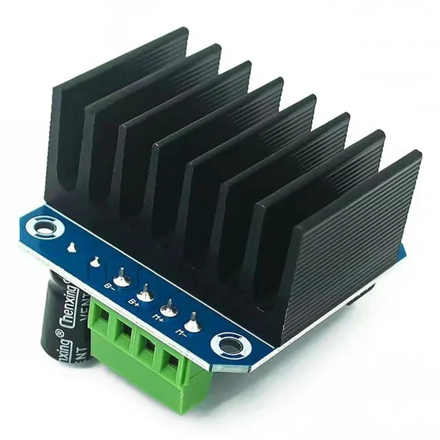 Alt view image 2 of 3 - Vszerda High-power car motor driver module BTS7960 43A current-limited control semiconductor cooling driver