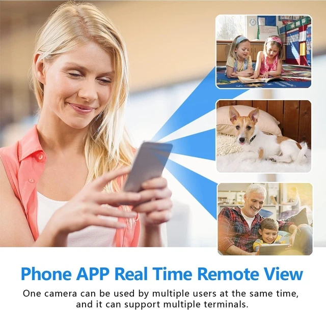 Alt view image 4 of 5 - Vszerda Smallest Wireless Hidden Camera,HD1080P Wireless Battery Camera,Portable Remote Camera,Nanny Cam,Baby Monitor with Night Vision,Motion Detection,Cloud Storage,Remote Viewing for iOS Andr