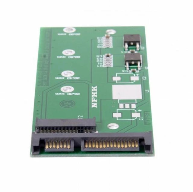 Alt view image 5 of 7 - Vszerda M.2 NGFF B/M-key 2 Lane SSD to 7mm 2.5" SATA 22pin hard disk case PCBA for E431 E531 X240S Y410P Y510P