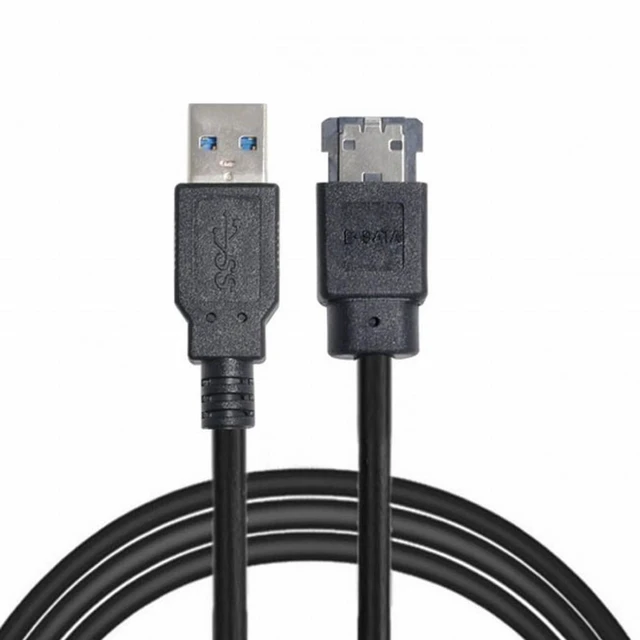 Alt view image 5 of 5 - Vszerda USB 3.0 to Power Over eSATA DC5V Adapter USB2.0 to HDD/SSD/ODD eSATAp Converter