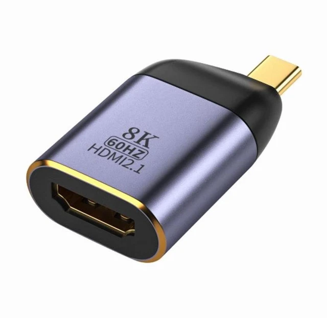 Main image of Vszerda USB4 Type-C USB-C Source to Female HDMI 2.1 Sink Display 8K 60HZ UHD 4K HDMI Male Monitor Adapter