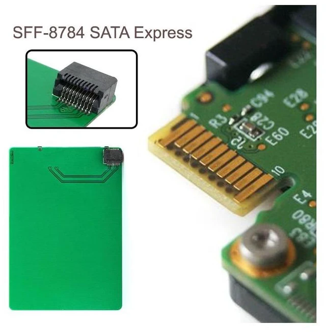 Alt view image 4 of 7 - Vszerda WD5000MPCK SFF-8784 SATA Express to SATA3.0 2.5inch 6Gbps Add on Cards PCBA for 5mm UltraSlim Hard Disk SSD