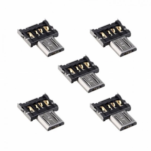 Main image of Vszerda 5pcs Ultra Mini DM Micro USB 5pin OTG Adapter Connector for Cell Phone Tablet USB Cable Flash Disk