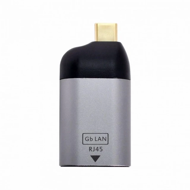 Alt view image 2 of 7 - Vszerda Type-C USB-C USB3.1 Source to 1000Mbps Gigabit Ethernet Network LAN Adapter for Laptop