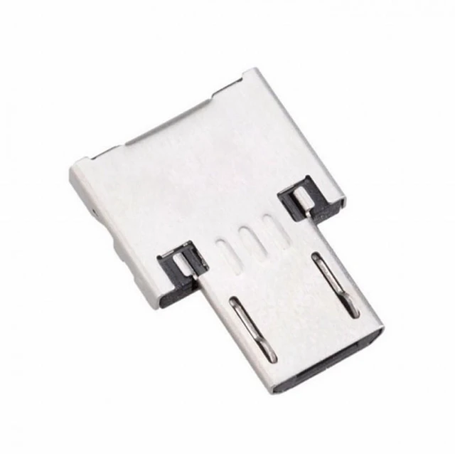 Alt view image 2 of 7 - Vszerda Ultra Mini DM Micro USB 5pin OTG Adapter Connector for Cell Phone Tablet USB Cable Flash Disk