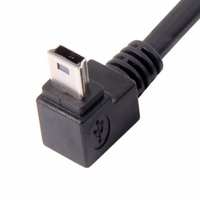 Alt view image 2 of 7 - Vszerda GPS Mini USB 5P 90D Down Direction Angled Male to 5p Female Extension Cable 0.2M