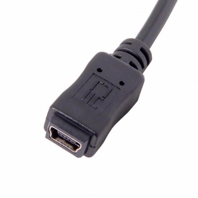 Alt view image 3 of 7 - Vszerda GPS Mini USB 5P 90D Down Direction Angled Male to 5p Female Extension Cable 0.2M